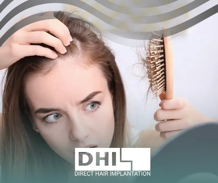 The cause of hair loss when pulled